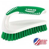 Libman 57 Power Iron Handle Scrub Brush - 7" x 2.5"